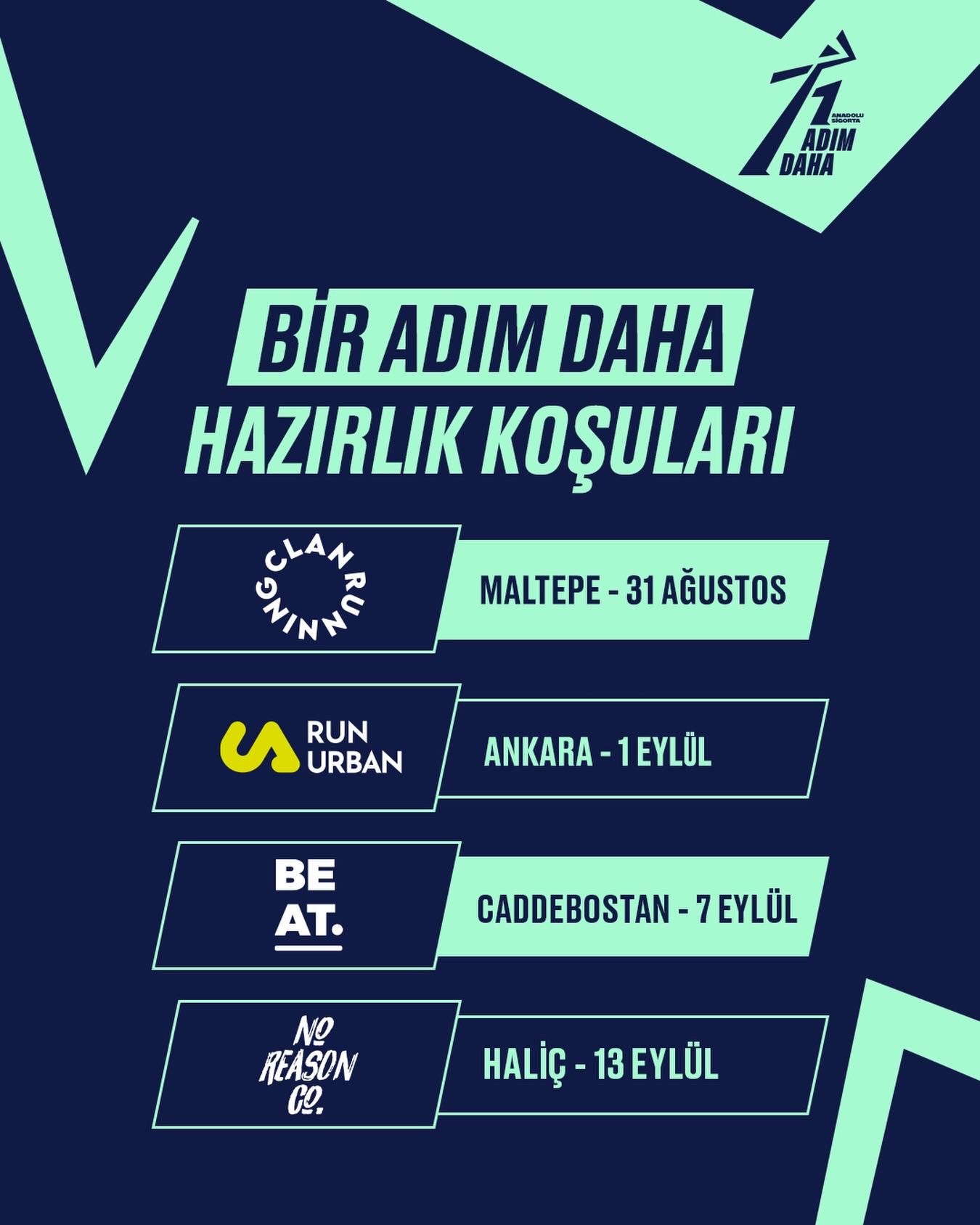 Bir Adım Daha Hazırlık Koşuları